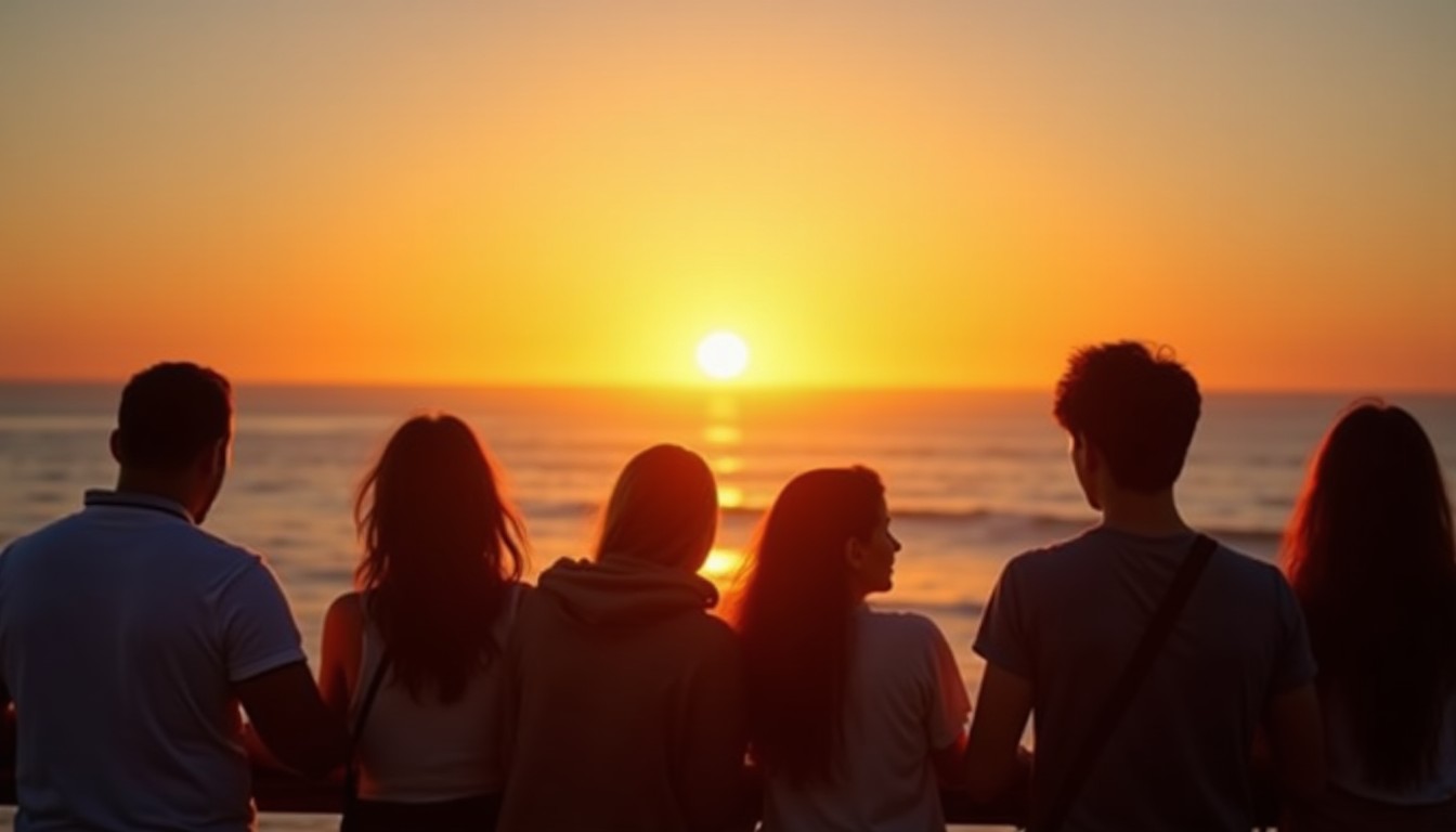 Grupo de viajeros de ZonaMar riéndose durante una excursión